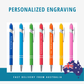 Custom Engraved Stylus Ballpoint Pen with Logo or Text, Personalized Office Gift, Dual Tip Touchscreen Pen, Corporate Promotional Pens Set