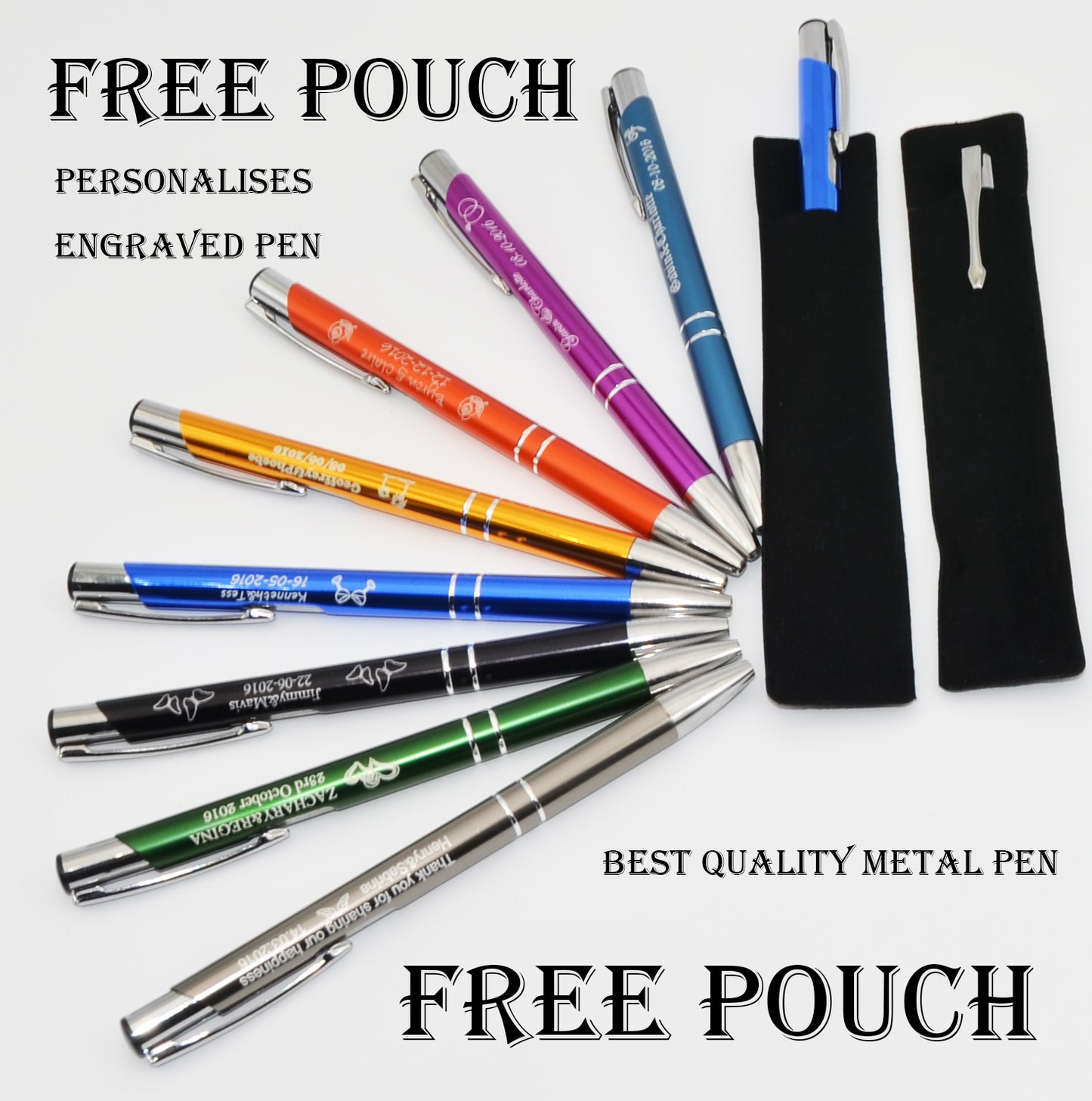 Pens with pouch packaging – ideal for staff gifts